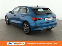 Usata Audi A3 Advanced 110 CV (80 kW) 2021 Blu/azzurro Berlina