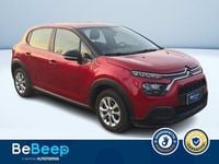 Usata Citroën C3 PureTech 83 CV (61 kW) 2021 Rosso metallizzato Utilitaria