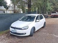 Usata VW Golf VI 122 CV (89 kW) 2010 Bianco Utilitaria