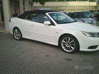 Usata Saab 9-3 Cabriolet Linear 150 CV (110 kW) 2010 Bianco Cabrio