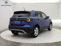 Usata VW T-Cross Advance 110 CV (80 kW) 2021 Blu SUV