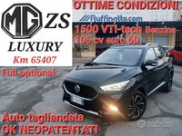 Usata MG ZS Luxury 106 CV (77 kW) 2023 Nero SUV