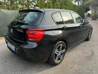 Usata BMW 120 Sport Line 184 CV (135 kW) 2012 Nero Utilitaria