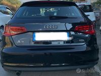Usata Audi A3 Ambition 110 CV (80 kW) 2015 Nero Berlina