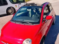 Usata Fiat 500C 69 CV (50 kW) 2011 Rosso Cabrio