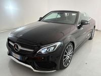 Usata Mercedes C220 Premium Plus 170 CV (125 kW) 2017 Nero Cabrio