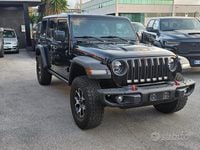 Usata Jeep Wrangler Unlimited Rubicon 288 CV (211 kW) 2019 Nero pastello SUV