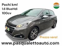 Usata Peugeot 208 Allure 101 CV (74 kW) 2018 Grigio Utilitaria
