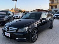Usata Mercedes C200 Avantgarde 200 CV (147 kW) 2012 Nero Berlina