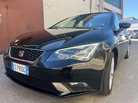 Usata Seat Leon ST Style 110 CV (80 kW) 2015 Nero Station wagon