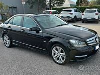 Usata Mercedes C220 Avantgarde 170 CV (125 kW) 2011 Nero Berlina