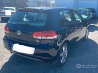 Usata VW Golf VI Comfortline 105 CV (77 kW) 2010 Nero Utilitaria
