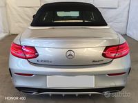 Usata Mercedes C220 Premium Plus 169 CV (124 kW) 2018 Grigio Cabrio