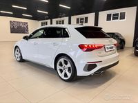 Usata Audi A3 S-Line 150 CV (110 kW) 2024 Bianco Berlina