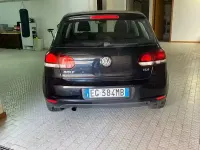 Usata VW Golf VI Highline 105 CV (77 kW) 2011 Nero Utilitaria