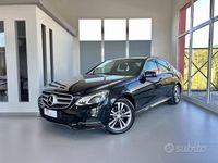 Usata Mercedes E200 Avantgarde 136 CV (100 kW) 2015 Nero Berlina