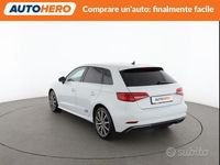 Usata Audi A3 150 CV (110 kW) 2020 Bianco Berlina