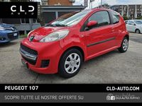 Usata Peugeot 107 Access 68 CV (50 kW) 2012 Rosso Utilitaria