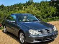 Usata Mercedes CLK320 Elegance 218 CV (160 kW) 2002 Blu/azzurro Coupé