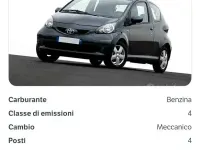 Usata Toyota Aygo 68 CV (50 kW) 2008 Nero Utilitaria