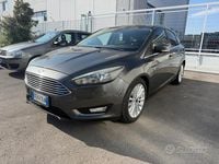 Usata Ford Focus Titanium 125 CV (91 kW) 2016 Grigio Berlina