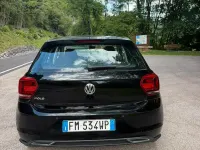 Usata VW Polo R-line 95 CV (69 kW) 2018 Nero Utilitaria