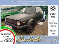 Usata VW Golf I GTI 1981 Utilitaria