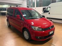 Usata VW Caddy Maxi Trendline 102 CV (75 kW) 2011 Rosso Monovolume