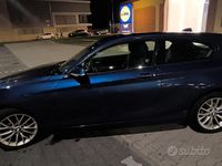 Usata BMW 118 Sport Line 150 CV (110 kW) 2015 Blu Utilitaria