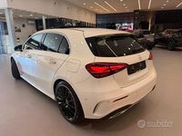 Usata Mercedes A180 AMG Line Premium 136 CV (100 kW) 2024 Bianco pastello Berlina