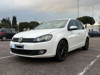 Usata VW Golf VI 110 CV (80 kW) 2009 Bianco Utilitaria