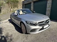 Usata Mercedes C220 Premium 194 CV (142 kW) 2019 Argento Cabrio
