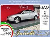 Usata Audi A3 Ambition 150 CV (110 kW) 1999 Grigia Utilitaria