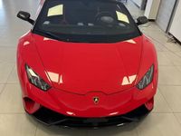 Usata Lamborghini Huracán 640 CV (470 kW) 2019 Rosso Cabrio