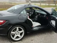 Usata Mercedes SLK200 Premium 184 CV (135 kW) 2011 Nero Cabrio