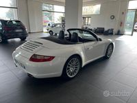 Usata Porsche 911 Carrera 4S Cabriolet 355 CV (261 kW) 2007 Bianco Cabrio