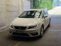 Usata Seat Leon 116 CV (85 kW) 2019 Bianco Berlina