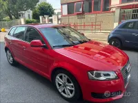 Usata Audi A3 Ambition 170 CV (125 kW) 2010 Rosso Utilitaria