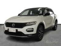 Usata VW T-Roc Advance 116 CV (85 kW) 2019 Bianca SUV