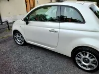 Usata Fiat 500 Lounge 75 CV (55 kW) 2008 Bianco Utilitaria