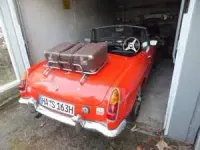 Usado MG C 147 CV (108 kW) 1968 Rojo Descapotable