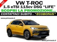 Nuova VW T-Roc Life 116 CV (85 kW) 2026 Canary yellow SUV