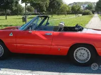 Usata Alfa Romeo 2000 128 CV (94 kW) 1981 Rosso Cabrio
