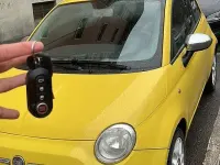 Usata Fiat 500 69 CV (50 kW) 2008 Giallo Cabrio