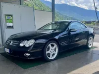 Usata Mercedes SL350 272 CV (200 kW) 2007 Nero Cabrio