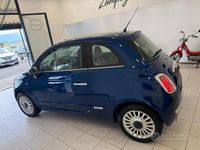 Usata Fiat 500 Lounge 69 CV (50 kW) 2009 Blu Cabrio
