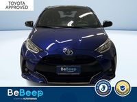 Usata Toyota Yaris Hybrid Lounge 115 CV (84 kW) 2021 Blu metallizzato Berlina