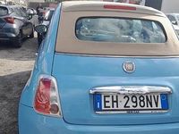 Usata Fiat 500C 95 CV (69 kW) 2013 Blu Cabrio