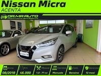 Usata Nissan Micra Acenta 70 CV (51 kW) 2018 Grigio Berlina