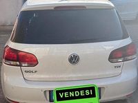 Usata VW Golf 105 CV (77 kW) 2012 Bianco Coupé